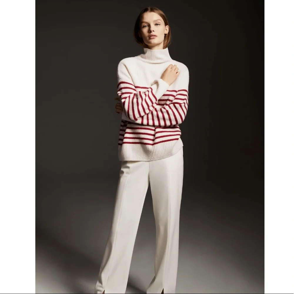 ZARA 💯 wool striped sweater - Picture 4 of 9